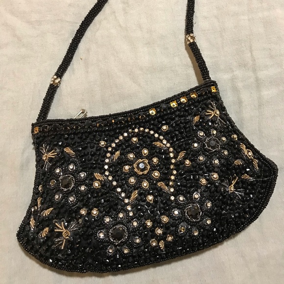 Gorgeous beaded evening bag - Picture 1 of 6